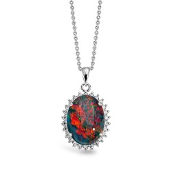Wellington Jeweller - Treasure Triplet Opal Necklace